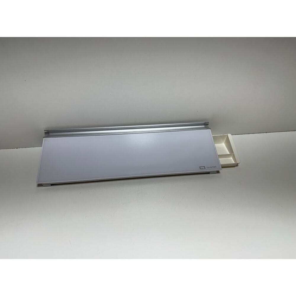 Quartet Glass Dry Erase Desktop Computer Pad White 18X6 GDP186 Office